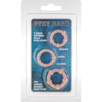 SEVEN CREATIONS - DREIERPACK HAUTFARBENE PENISRINGE