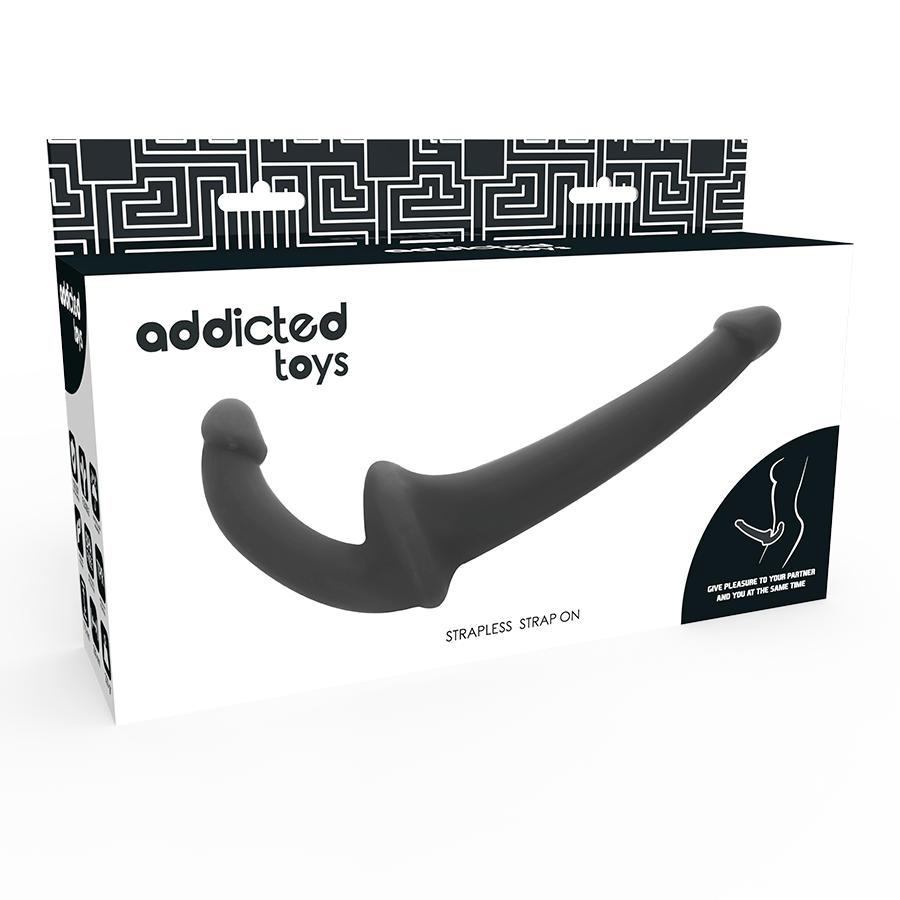 ADDICTED TOYS - DILDO MIT S SOHLEN OHNE EINRAHMUNG SCHWARZ