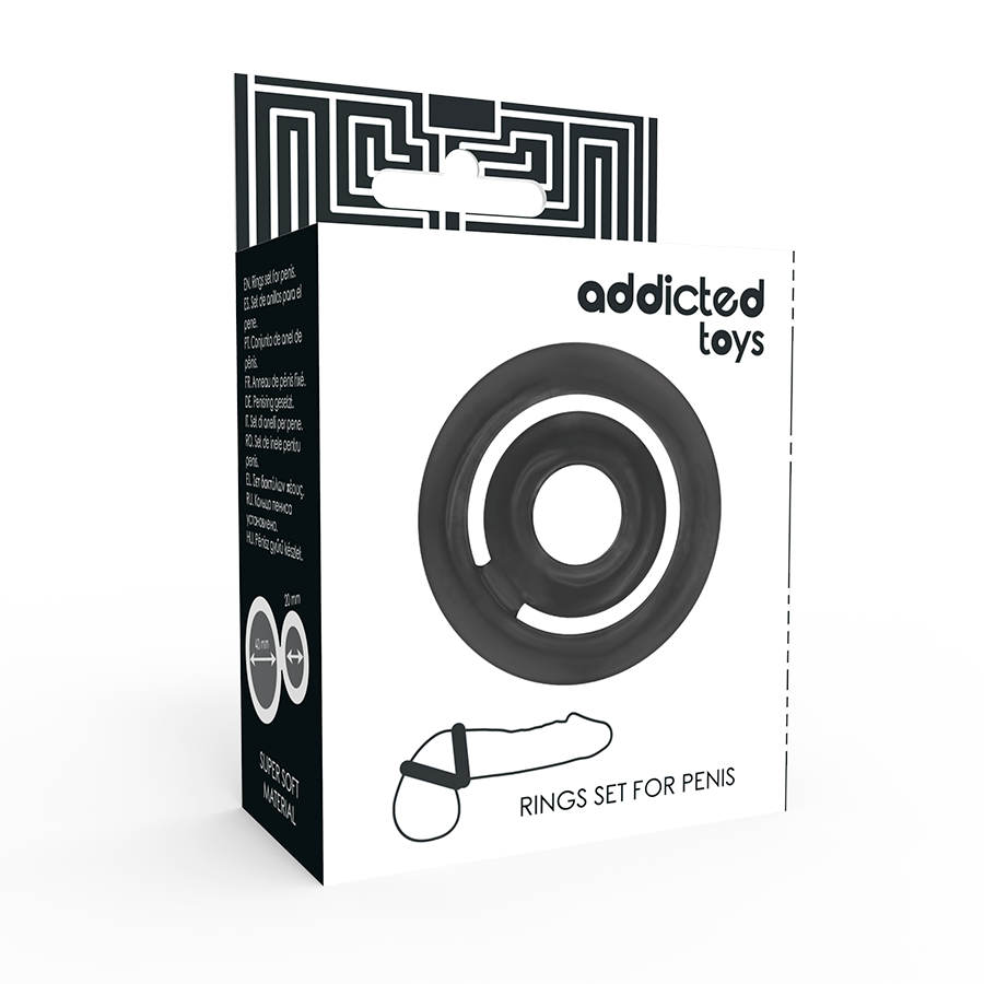ADDICTED TOYS - POTENZ- C-RING SCHWARZ