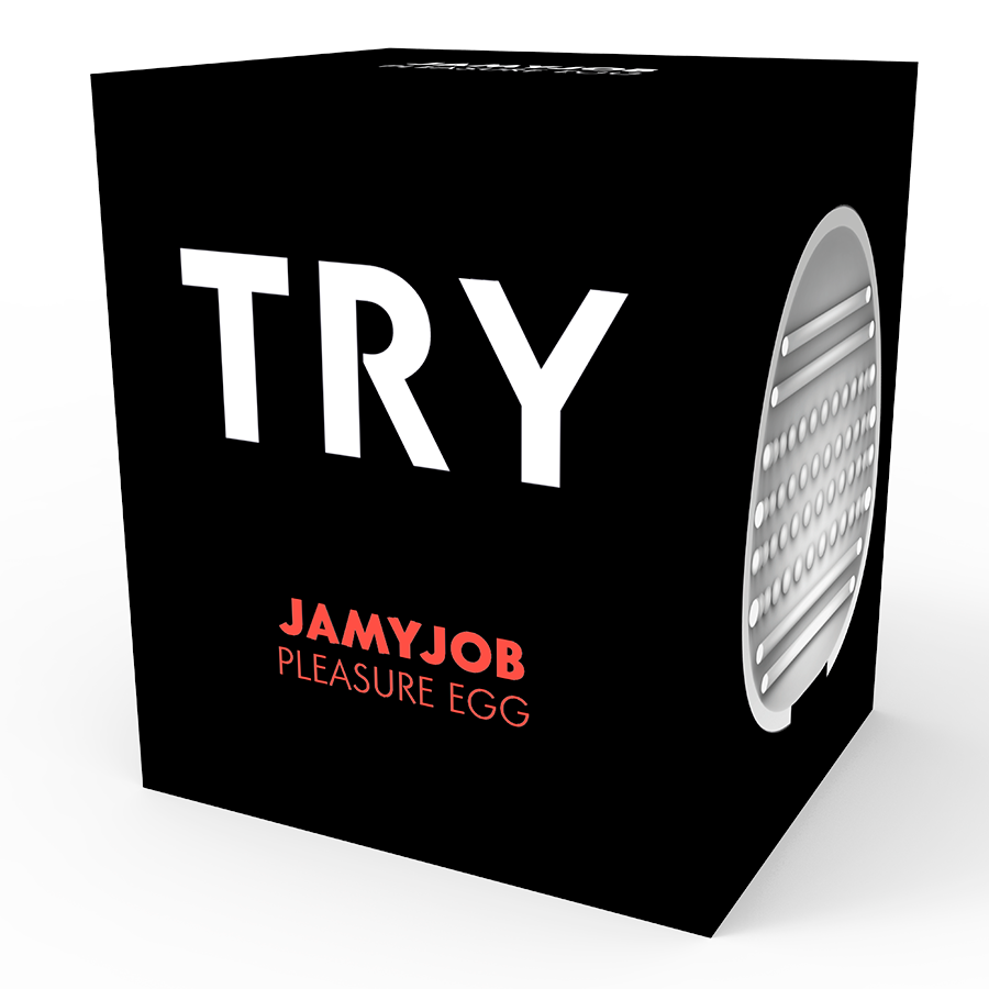 JAMYJOB - EGG MASTURBATOR SCHWARZ DISKRETE VERSION