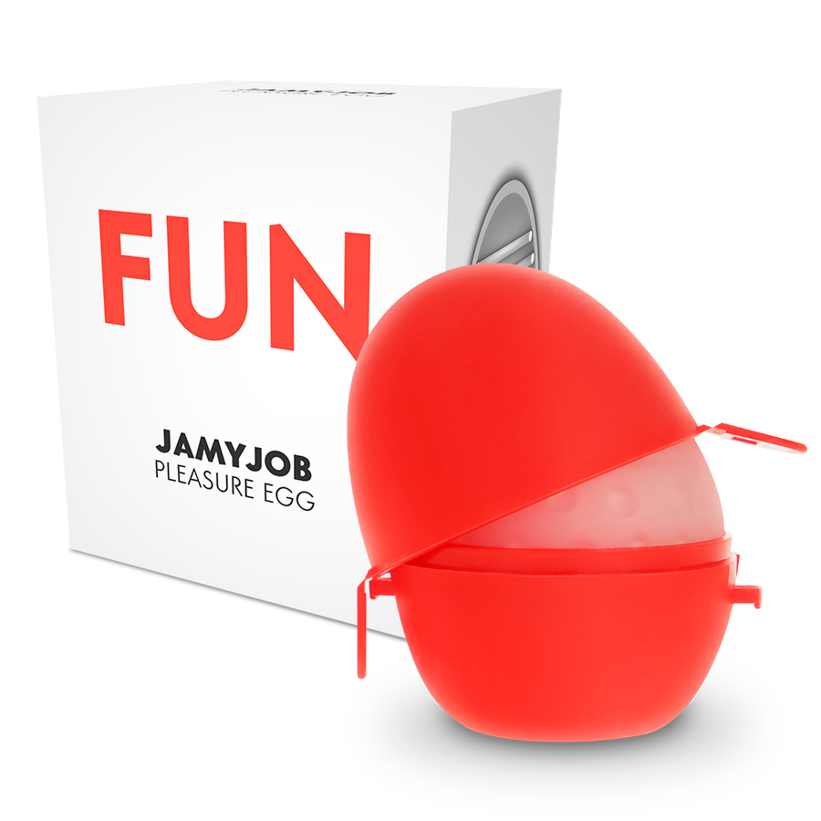 JAMYJOB – ROTER EIER-MASTURBATOR DISKRETE AUSGABE