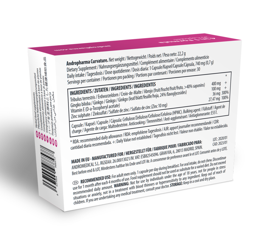 ANDROPHARMA - BEHANDLUNG DER PEYRONIE-KRÜMMUNG