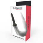 DARKNESS - ANALPLUG AUS SILIKON MIT GRAUEM SCHWANZ