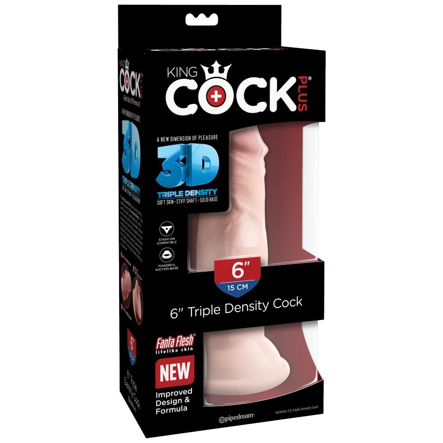 KING COCK - DREIFACHDICHTER PENISRING 15 CM