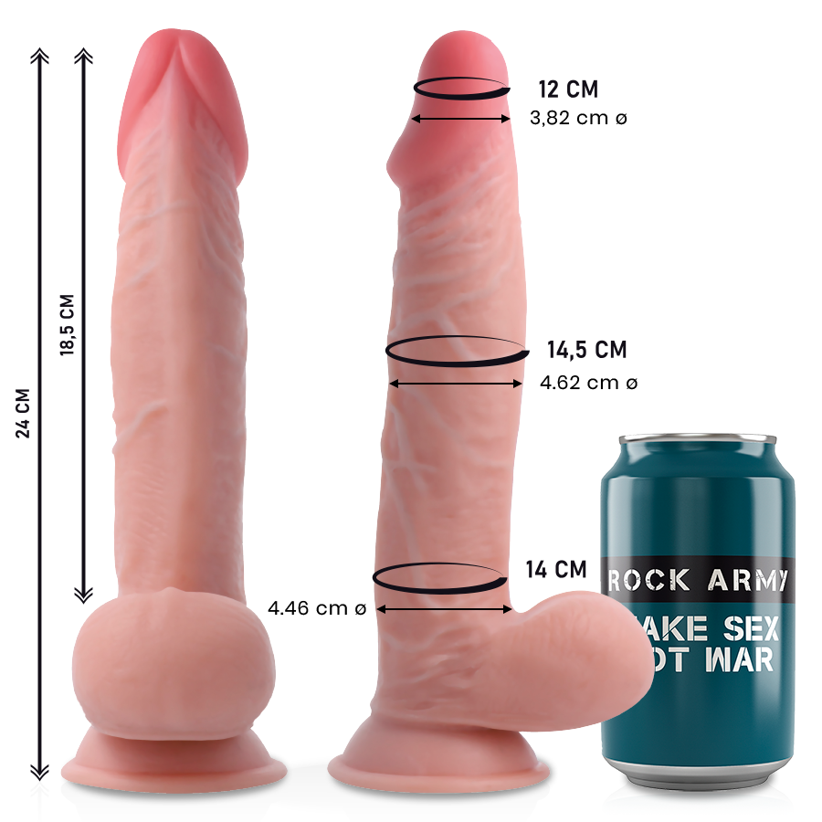 ROCKARMY - SHERMAN ROCKARMY DOPPELTE DICHTE 24 CM -O- 4.62 CM