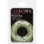 CALEXOTICS - SILIKON-PERLENRING EDELSTAHL XL