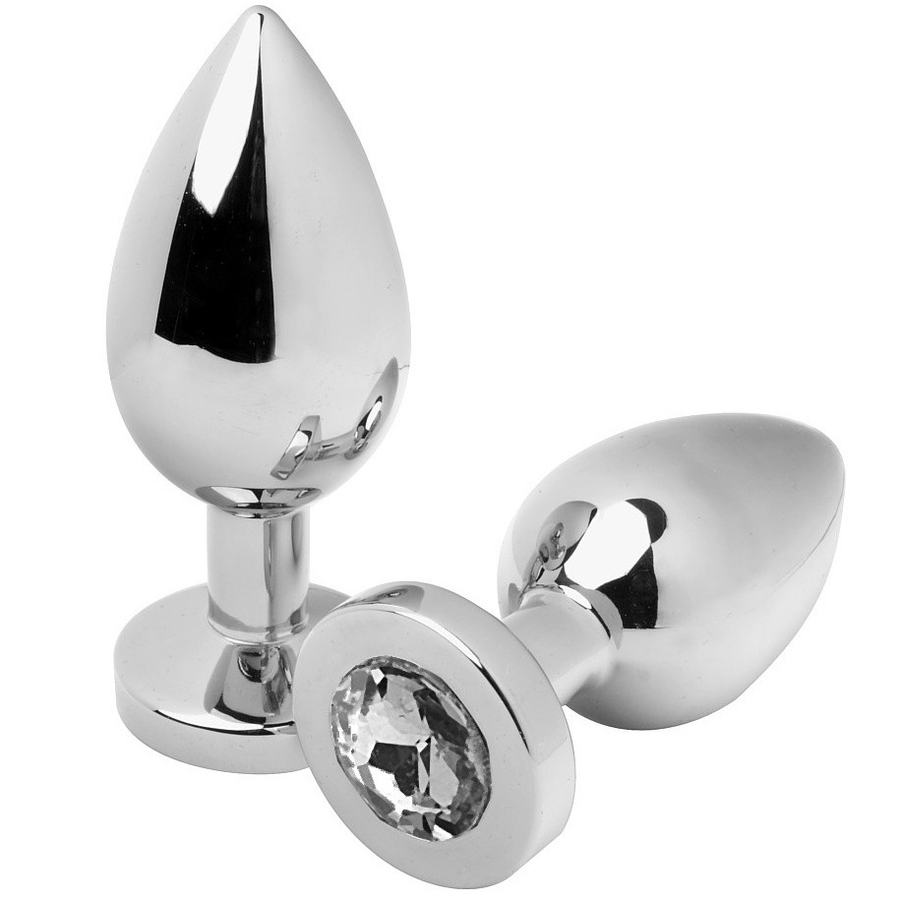 METAL HARD - ANALPLUG DIAMANT TRANSPARENT MITTEL 7,62CM