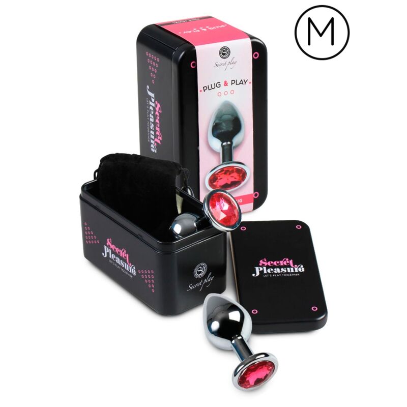 SECRETPLAY - ANALPLUG FUCHSIA 8 CM