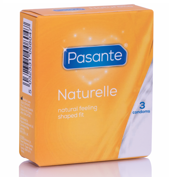 PASANTE – NATÜRLICHE KONDOME 3ER-PACK
