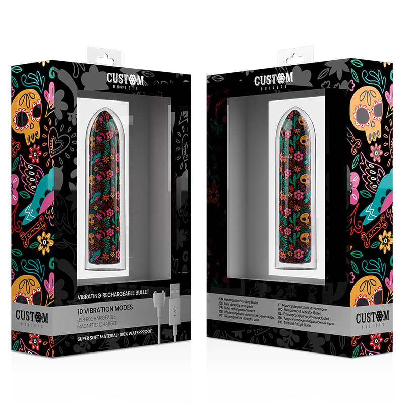 CUSTOM BULLETS - WIEDERAUFLADBARE PERSONALISIERTE BLUMEN-BULLETS 10 INTENSITÄTEN
