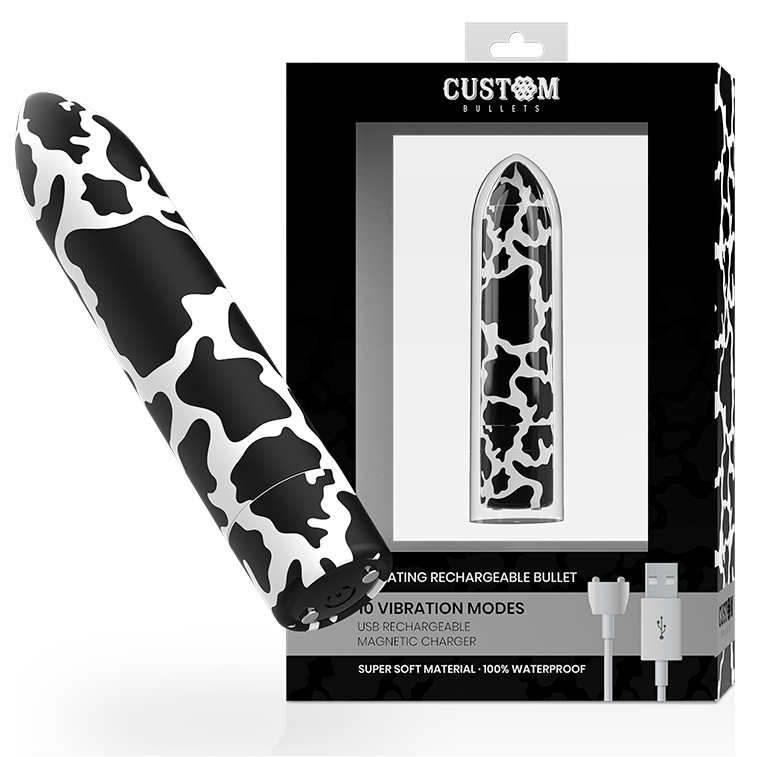 CUSTOM BULLETS - WIEDERAUFLADBAR KUH 10 INTENSITÄTEN