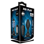 MR PLAY - ANALPLUG MIT FERNBEDIENUNG, SCHWARZ, VIBRIEREND