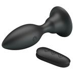 MR PLAY - ANALPLUG MIT FERNBEDIENUNG, SCHWARZ, VIBRIEREND