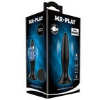 MR PLAY - WIEDERAUFLADBARER ANUS-VIBRATOR, SCHWARZ