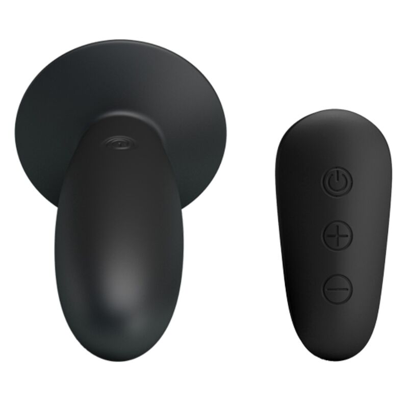 MR PLAY - ANALPLUG MIT FERNBEDIENUNG, SCHWARZ, VIBRIEREND