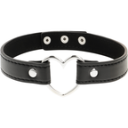 COQUETTE CHIC DESIRE - VEGANES DAMEN-LEDERCOLLIER HERZ ACCESSOIRE