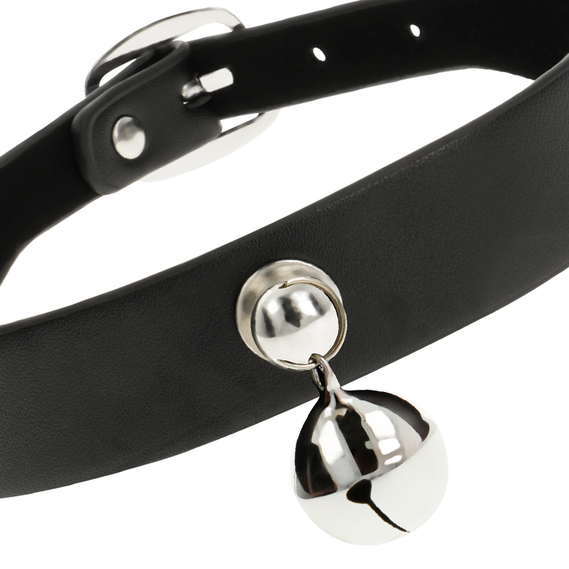 COQUETTE CHIC DESIRE - VEGANES LEDERHALSBAND FRAU KLAPPER ACCESSOIRE