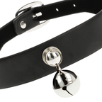 COQUETTE CHIC DESIRE - VEGANES LEDERHALSBAND FRAU KLAPPER ACCESSOIRE
