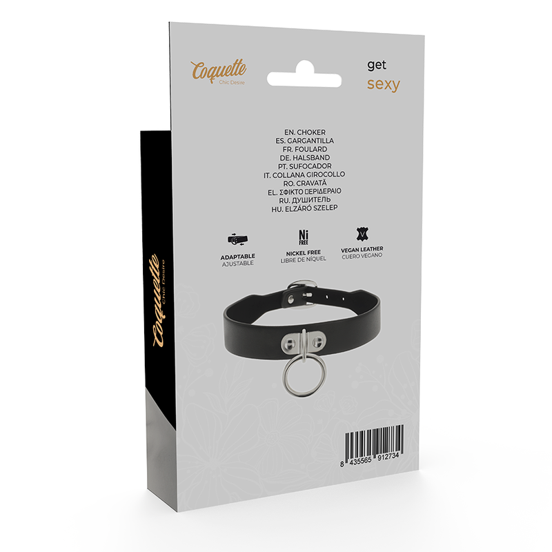 COQUETTE CHIC DESIRE - VEGANES LEDERHALSBAND DAMEN FETISCH-ACCESSOIRE