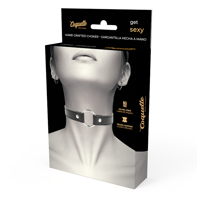 COQUETTE CHIC DESIRE – VEGANES LEDERHALSBAND DAMEN-ACCESSOIRE
