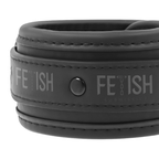 FETISH SUBMISSIVE - HANDSCHELLEN AUS VEGANEM LEDER MIT NEOPRENFUTTER