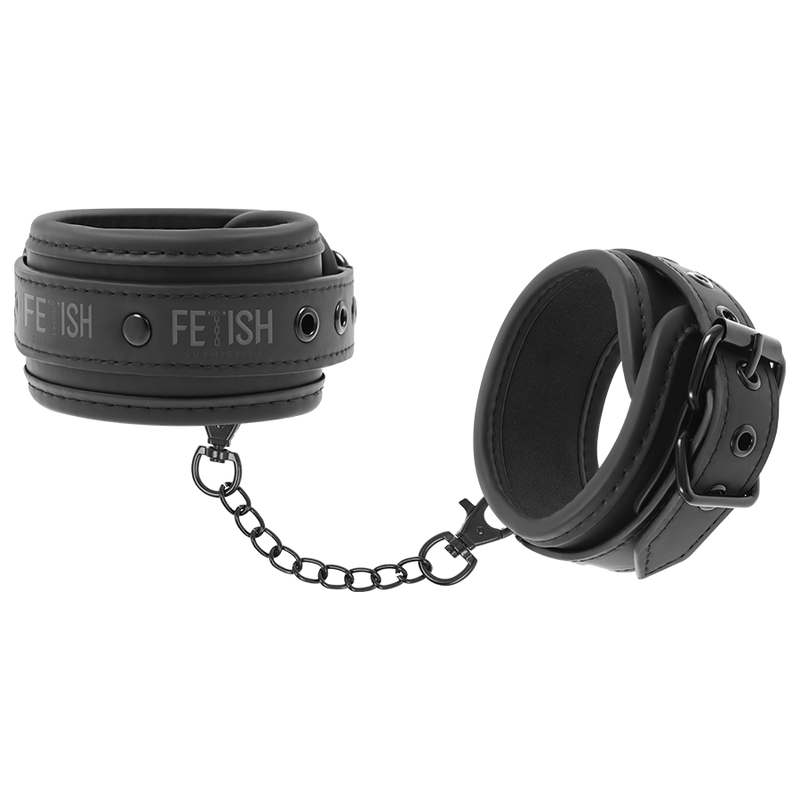 FETISH SUBMISSIVE - FESSELN AUS VEGANEM LEDER MIT NEOPRENFUTTER