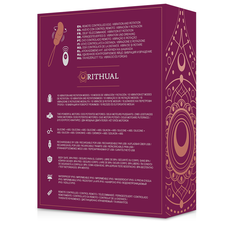 RITHUAL - ESHA EGG FERNBEDIENUNGSSYSTEM DREHUNG + VIBRATION