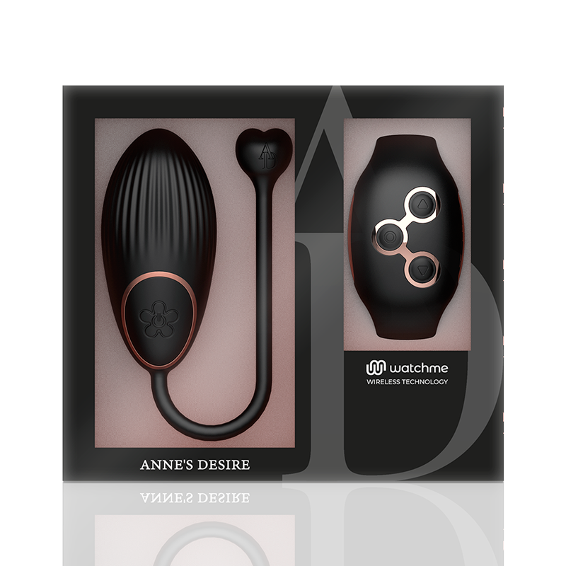 ANNE'S DESIRE - EGG FERNBEDIENUNGS-TECHNOLOGIE WATCHME SCHWARZ/GOLD