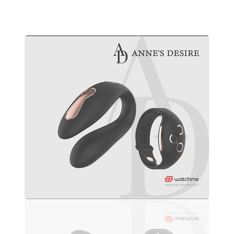 ANNE'S DESIRE - DUAL PLEASURE TECHNOLOGIE A WATCHME SCHWARZ/GOLD