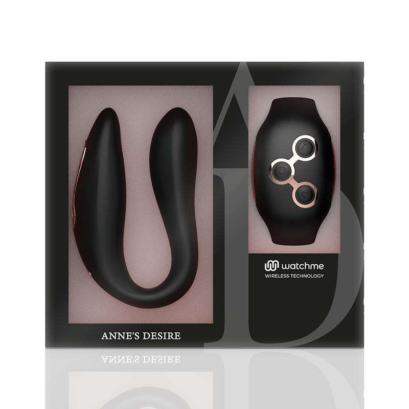 ANNE'S DESIRE - DUAL PLEASURE TECHNOLOGIE A WATCHME SCHWARZ/GOLD