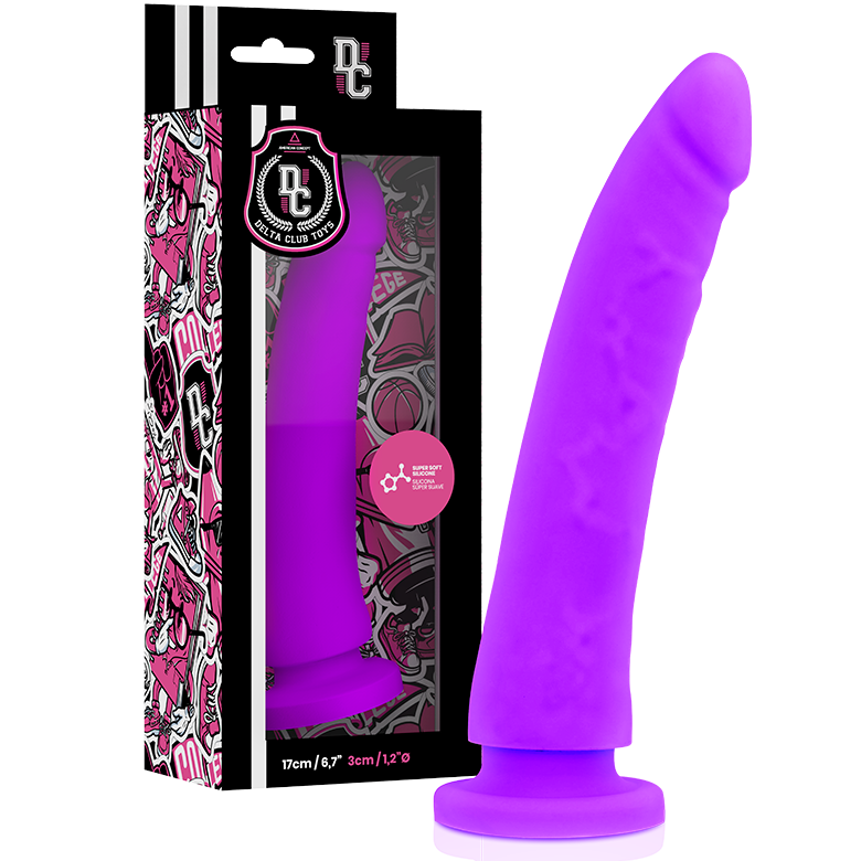 DELTA CLUB - SPIELZEUG GODE MEDIZINISCHES SILIKON LILA 17 CM -Ø- 3 CM
