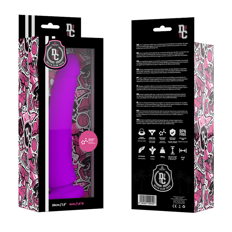 DELTA CLUB - TOYS GODE MEDIZINISCH LILAS SILIKON 20 CM -O- 4 CM