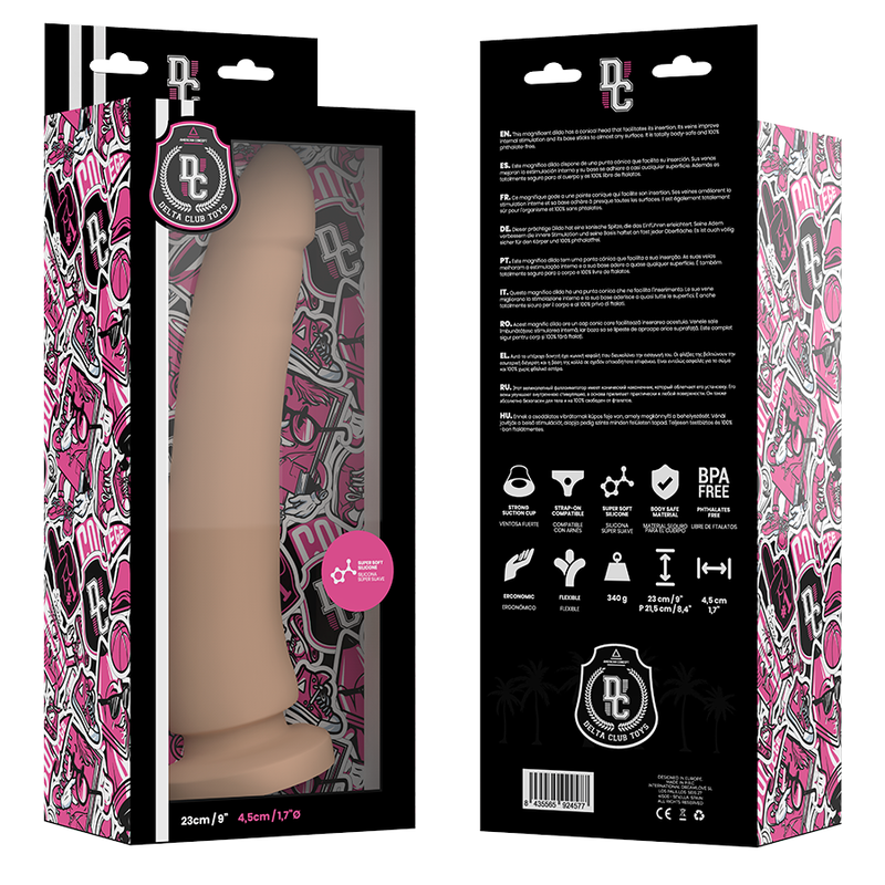 DELTA CLUB - TOYS GUTER MEDIZINISCHER SILIKON 23 CM -O- 4.5 CM