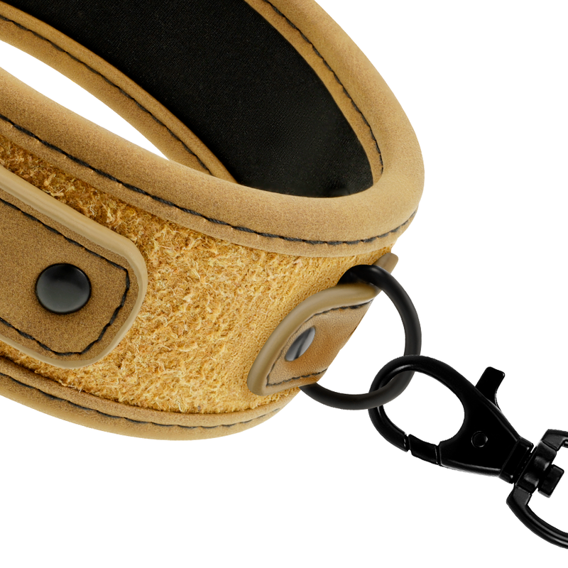 FETISH SUBMISSIVE ORIGEN - HALSBAND DOPPELT NEOPREN MIT KETTE