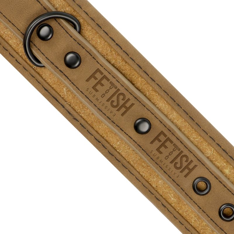 FETISH SUBMISSIVE ORIGEN - FESSELN AUS VEGANEM LEDER MIT NEOPRENFUTTER