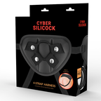 CYBER SILICOCK - HARNAIS SANGLES AVEC 3 ANNEAUX GRATUITS