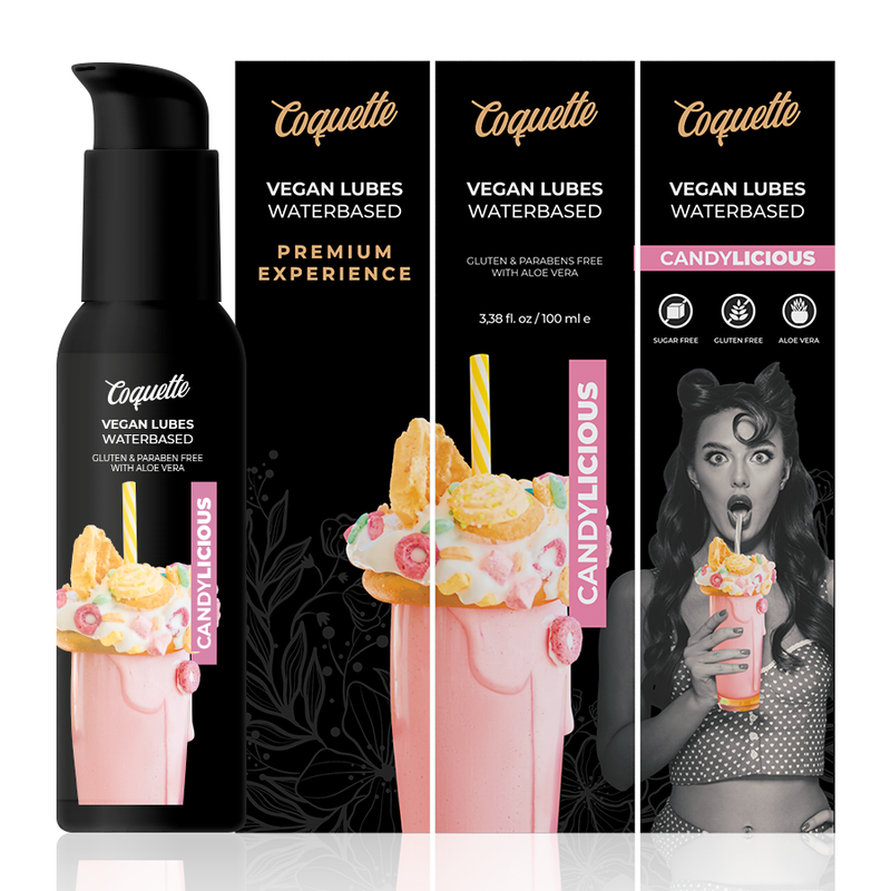 FLIRTY CHIC DESIRE - VEGANES GLEITMITTEL CANDYLICIOUS PREMIUM EXPERIENCE 100ML