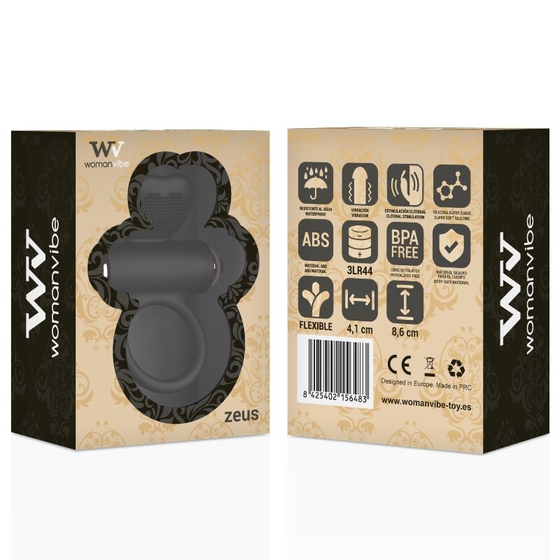 WOMANVIBE - VIBRATIONS-SILIKONRING VIBE ZEUS