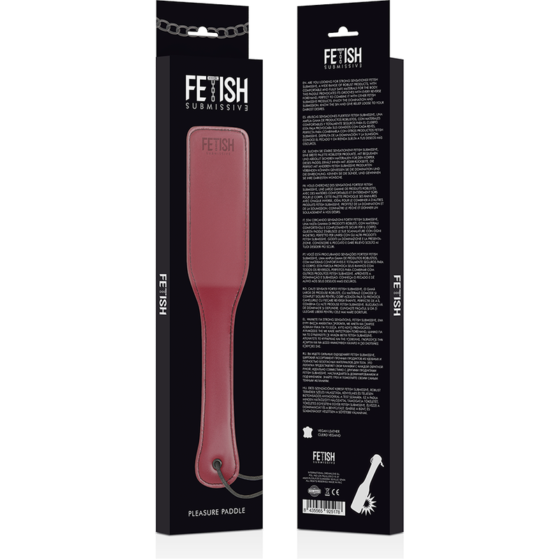 FETISCH SUBMISSIVE DARK ROOM - VEGAN LEDERPEITSCHE
