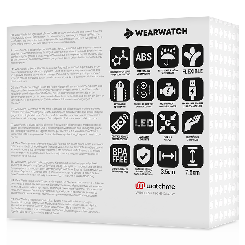 WEARWATCH - FERNBEDIENUNG EGG TECHNOLOGIE WATCHME MEERWASSER / SCHNEE