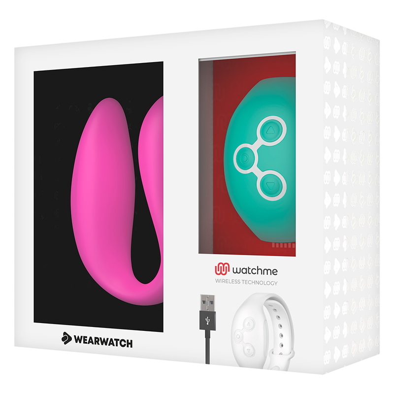 WEARWATCH - WATCHME DOPPELTECHNOLOGIE-VIBRATOR FUCHSIA / MEERWASSER