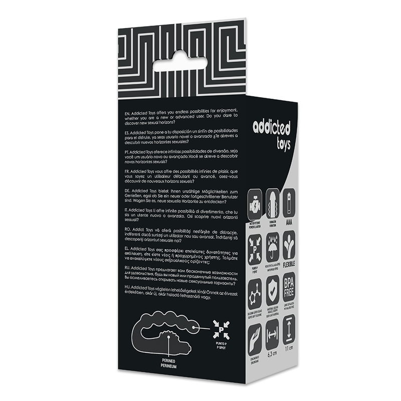 ADDICTED TOYS - PROSTATA-ANUS-MASSAGEGERÄT MIT VIBRATION