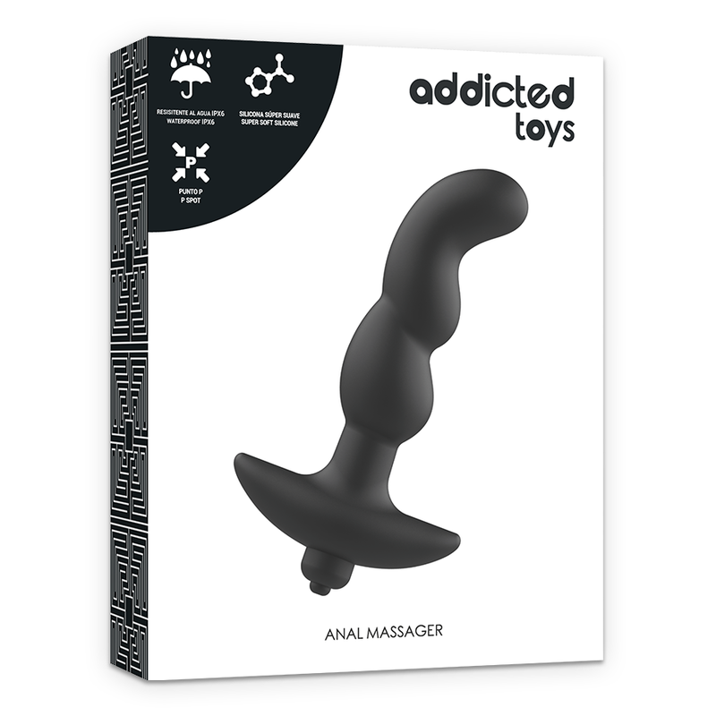ADDICTED TOYS - ANALE MASSEUR MIT VIBRATION SCHWARZ MODELL 2